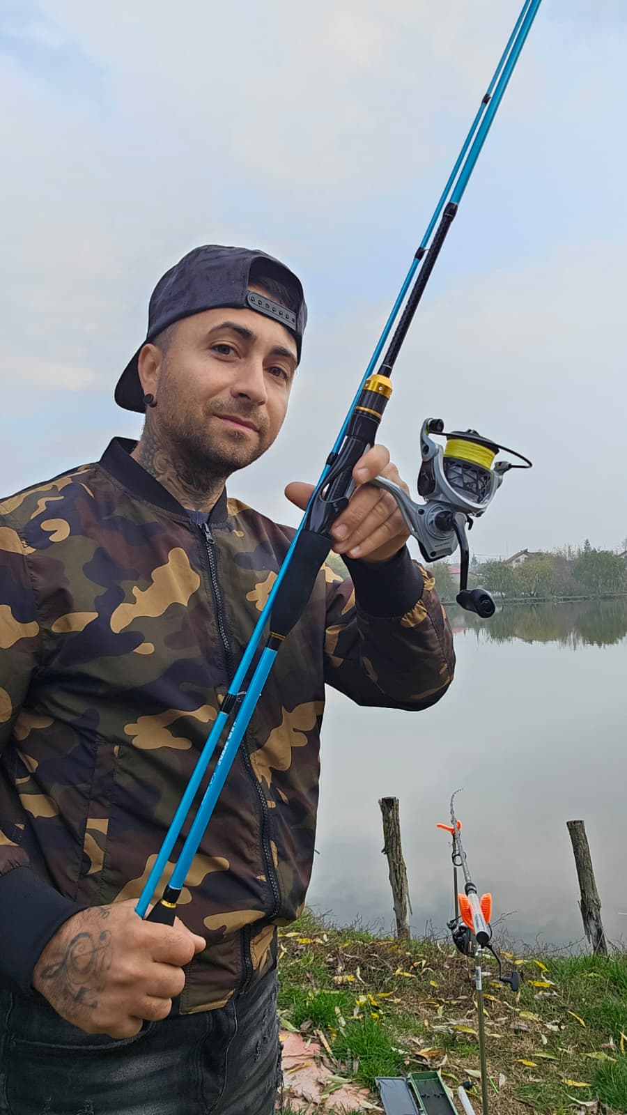 Kit Spinning Complet 2.40m – Lansetă 5-15g + Mulinetă + Fir + Foarfecă